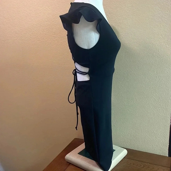 Black Whisper Words of Love Dress S - Picture 2 of 4